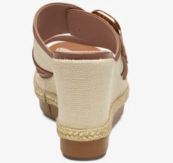 Addison Buckle-Strap Wedge