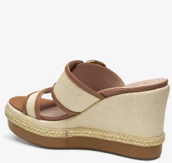 Addison Buckle-Strap Wedge