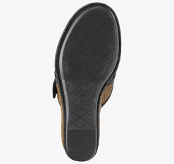 Addison Buckle-Strap Wedge
