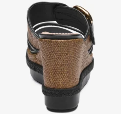 Addison Buckle-Strap Wedge
