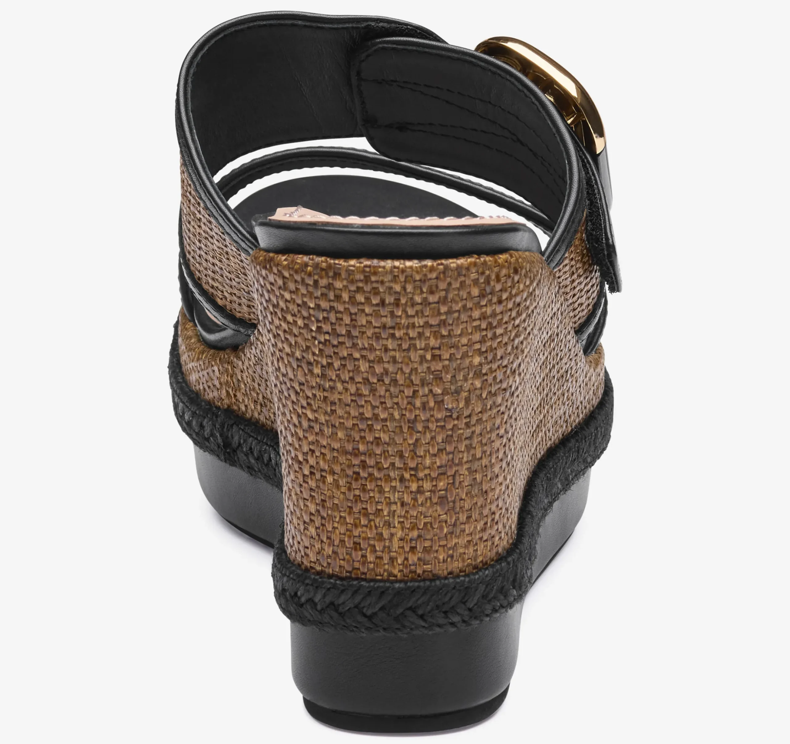 Addison Buckle-Strap Wedge