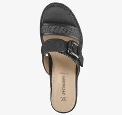 Addison Buckle-Strap Wedge