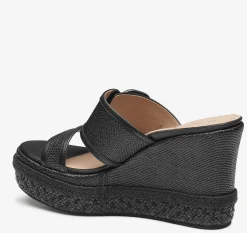 Addison Buckle-Strap Wedge