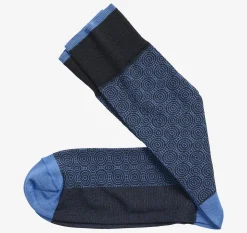 Circle Grid Socks