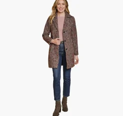 Colorful Tweed Coat