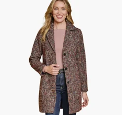 Colorful Tweed Coat