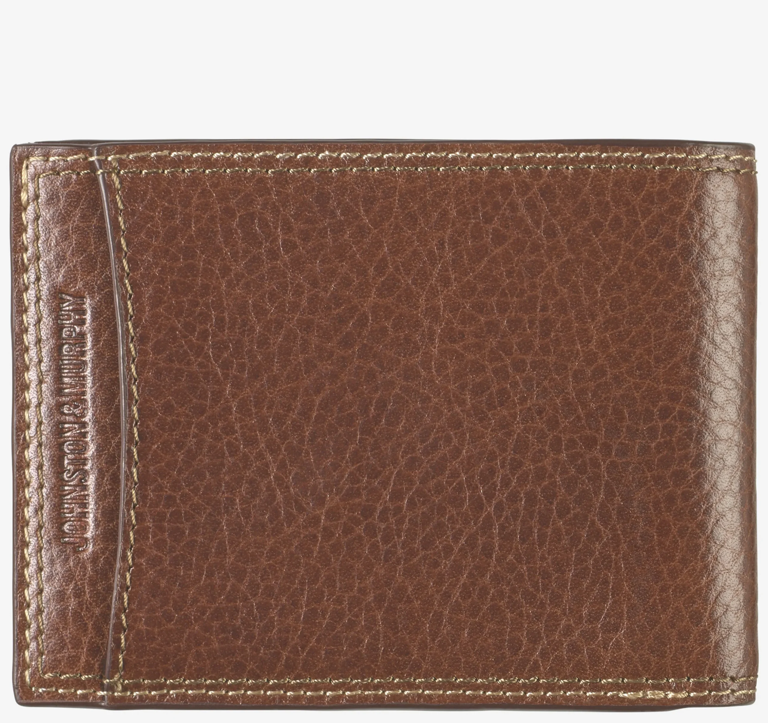 Double Contrast Stitch Billfold Wallet