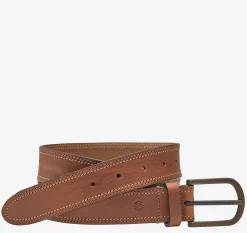 Double Contrast Stitched Belt