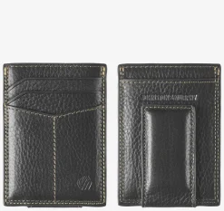 Double-Contrast Stitch Front Pocket Wallet