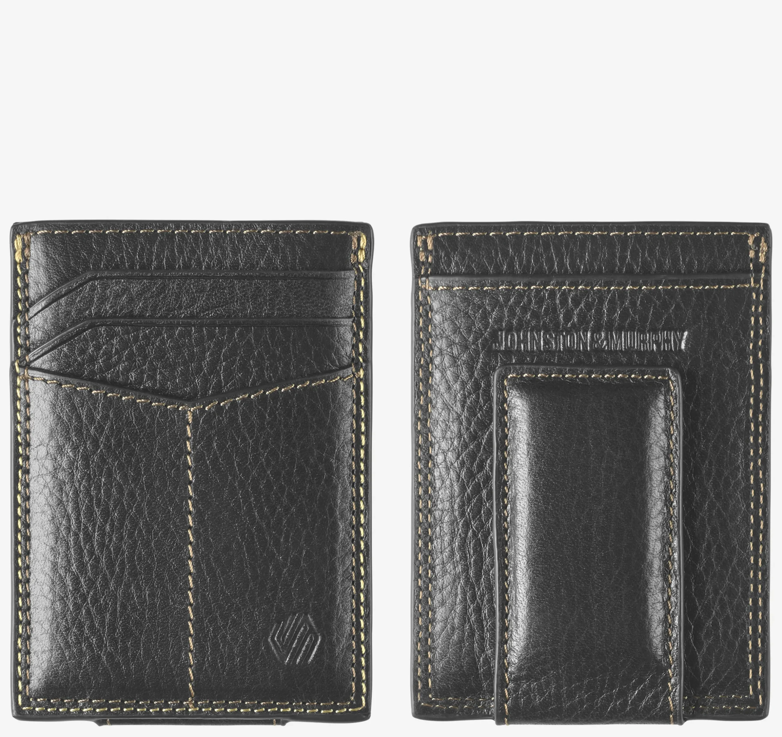 Double-Contrast Stitch Front Pocket Wallet