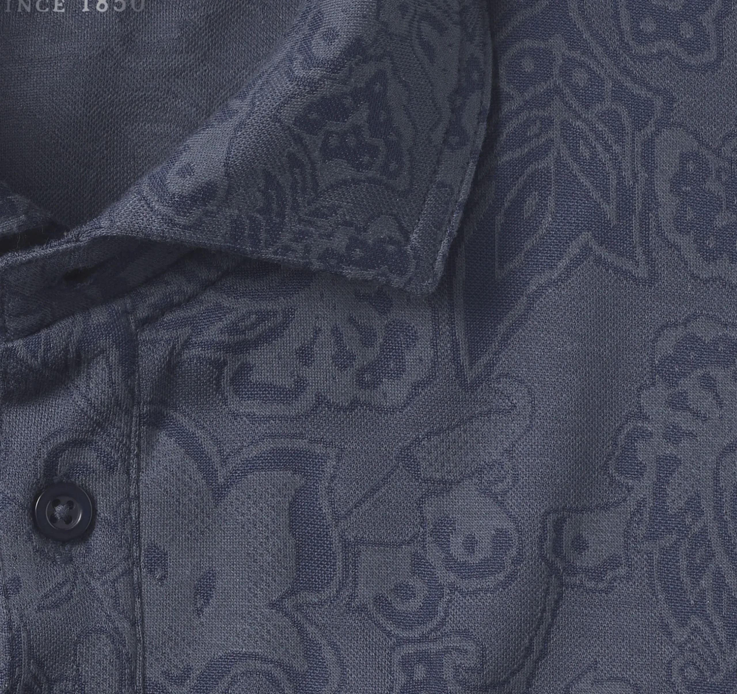 Evans Jacquard Polo