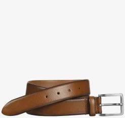 Feather-Edge Italian Leather Belt