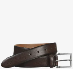 Feather-Edge Italian Leather Belt