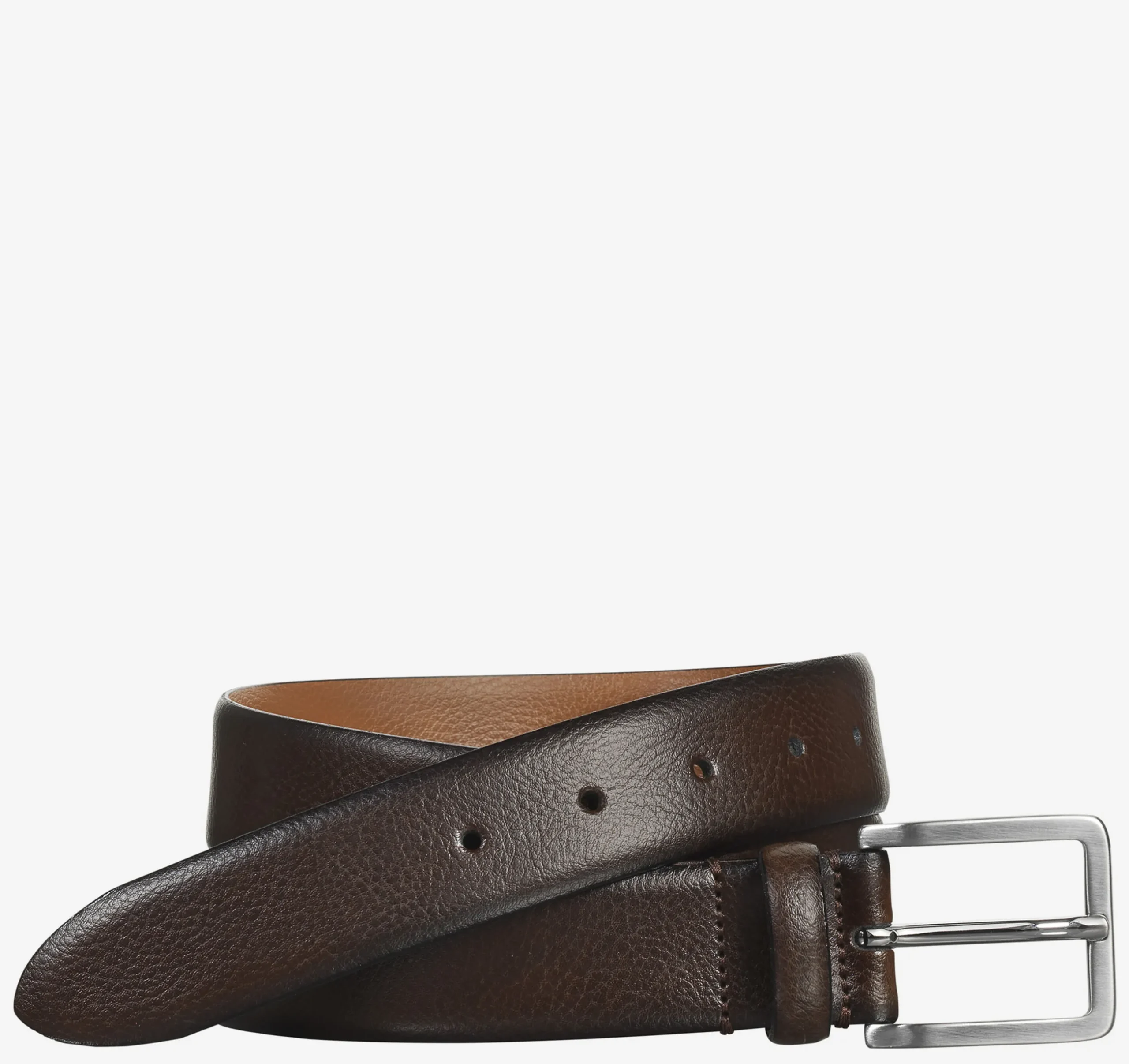 Feather-Edge Italian Leather Belt