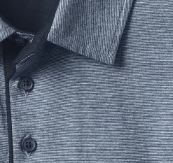 Fine-Stripe Polo