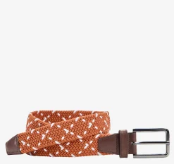 Game Day Woven Stretch-Knit Belt