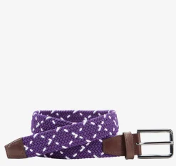 Game Day Woven Stretch-Knit Belt