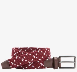 Game Day Woven Stretch-Knit Belt
