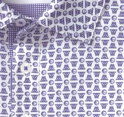 Game Day XC+™ Basketball Print Polo
