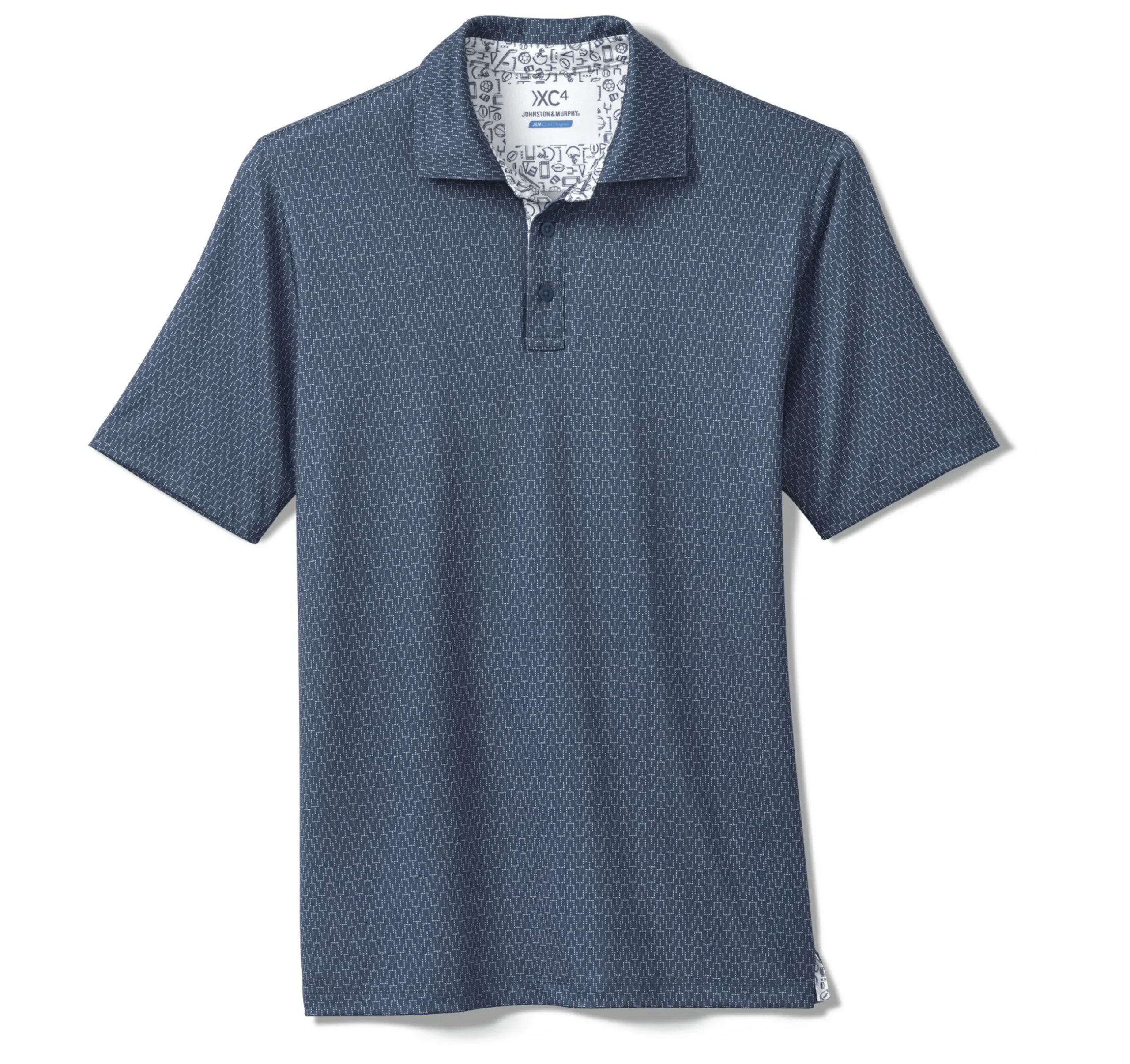 Game Day XC4® Goal Post Print Polo