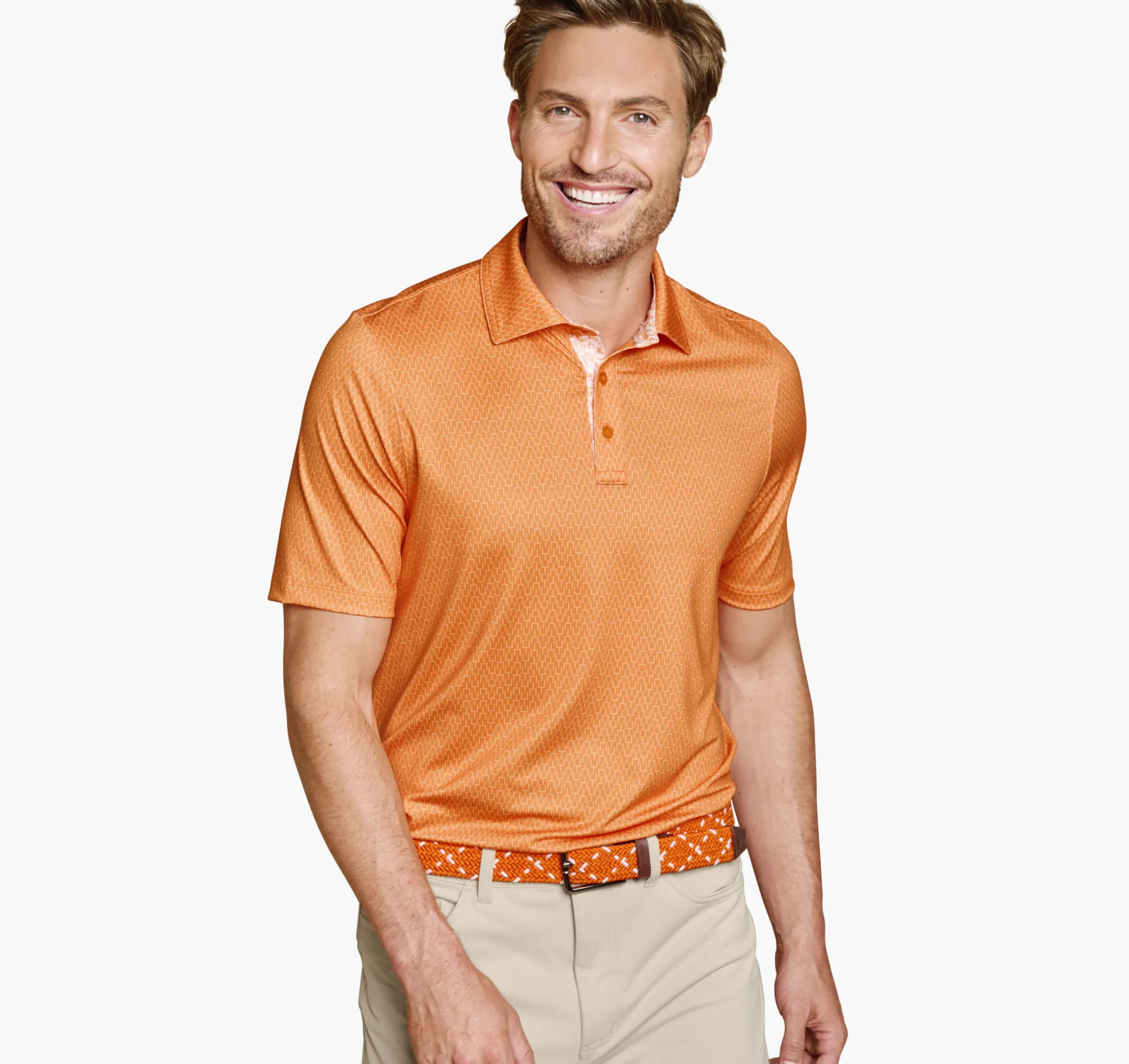Game Day XC4® Goal Post Print Polo