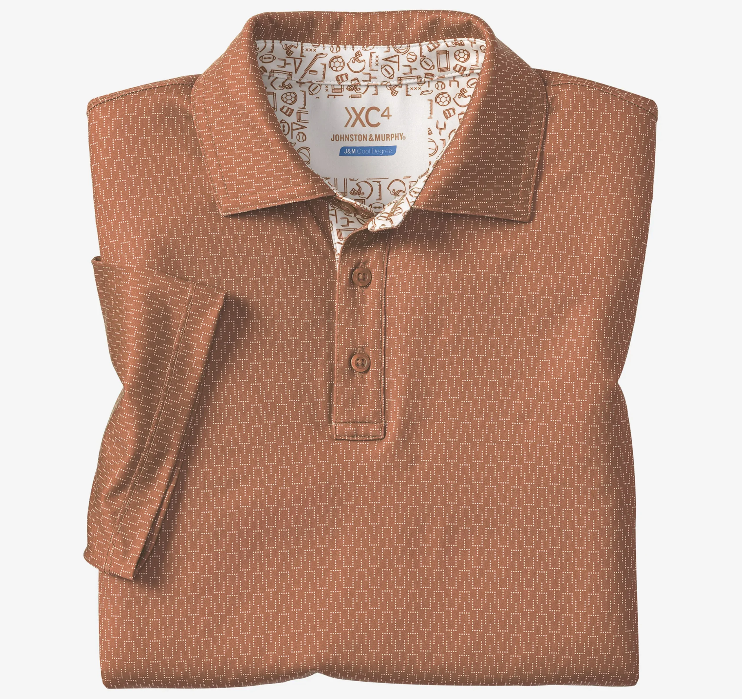Game Day XC4® Goal Post Print Polo