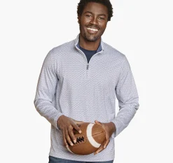 Game Day XC4® Goal Post Print Quarter-Zip