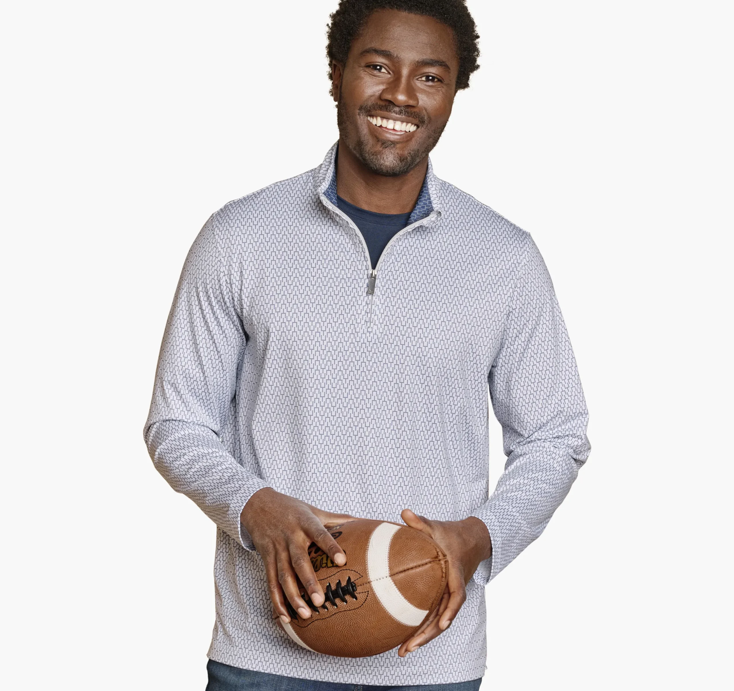 Game Day XC4® Goal Post Print Quarter-Zip