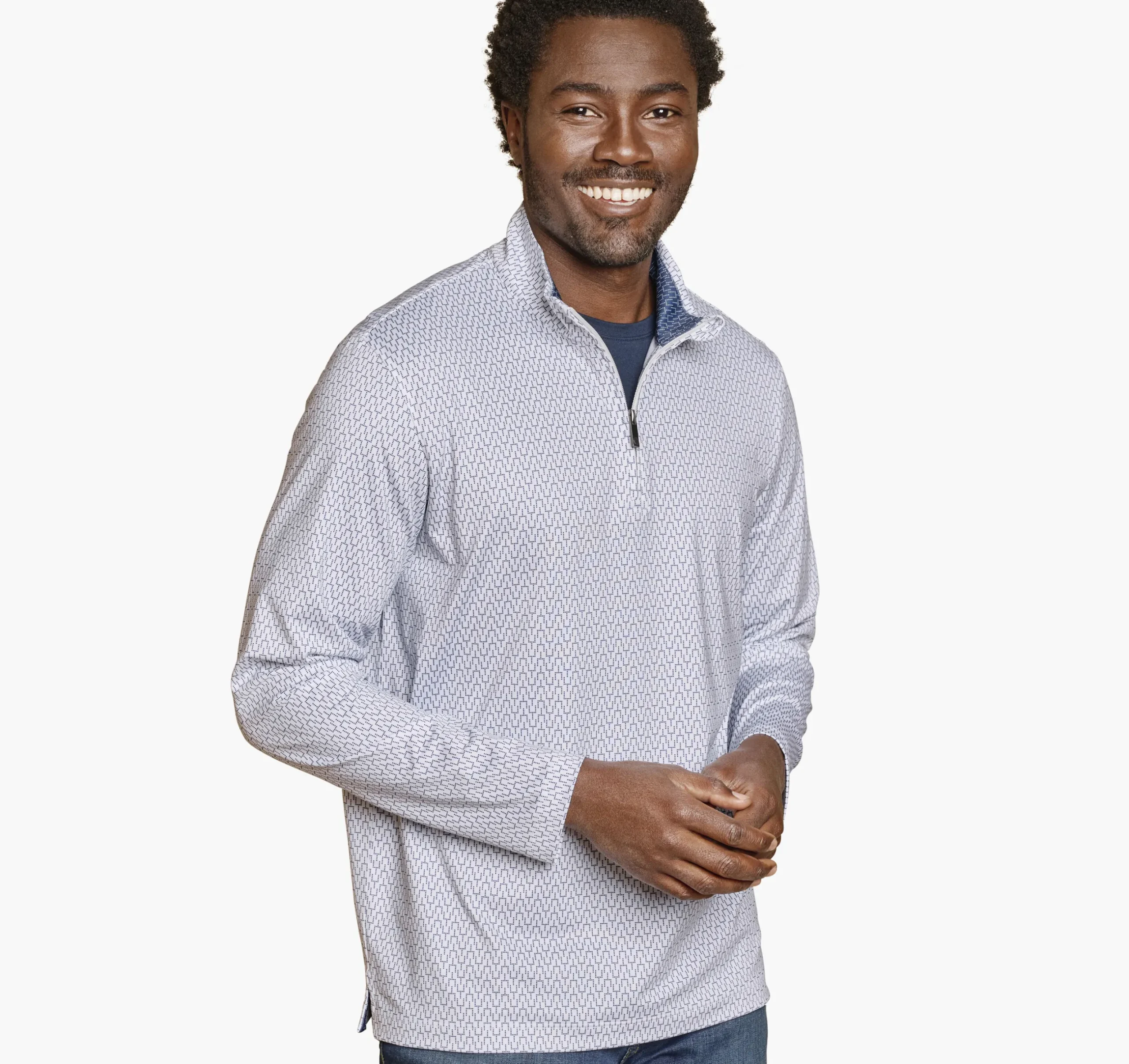 Game Day XC4® Goal Post Print Quarter-Zip