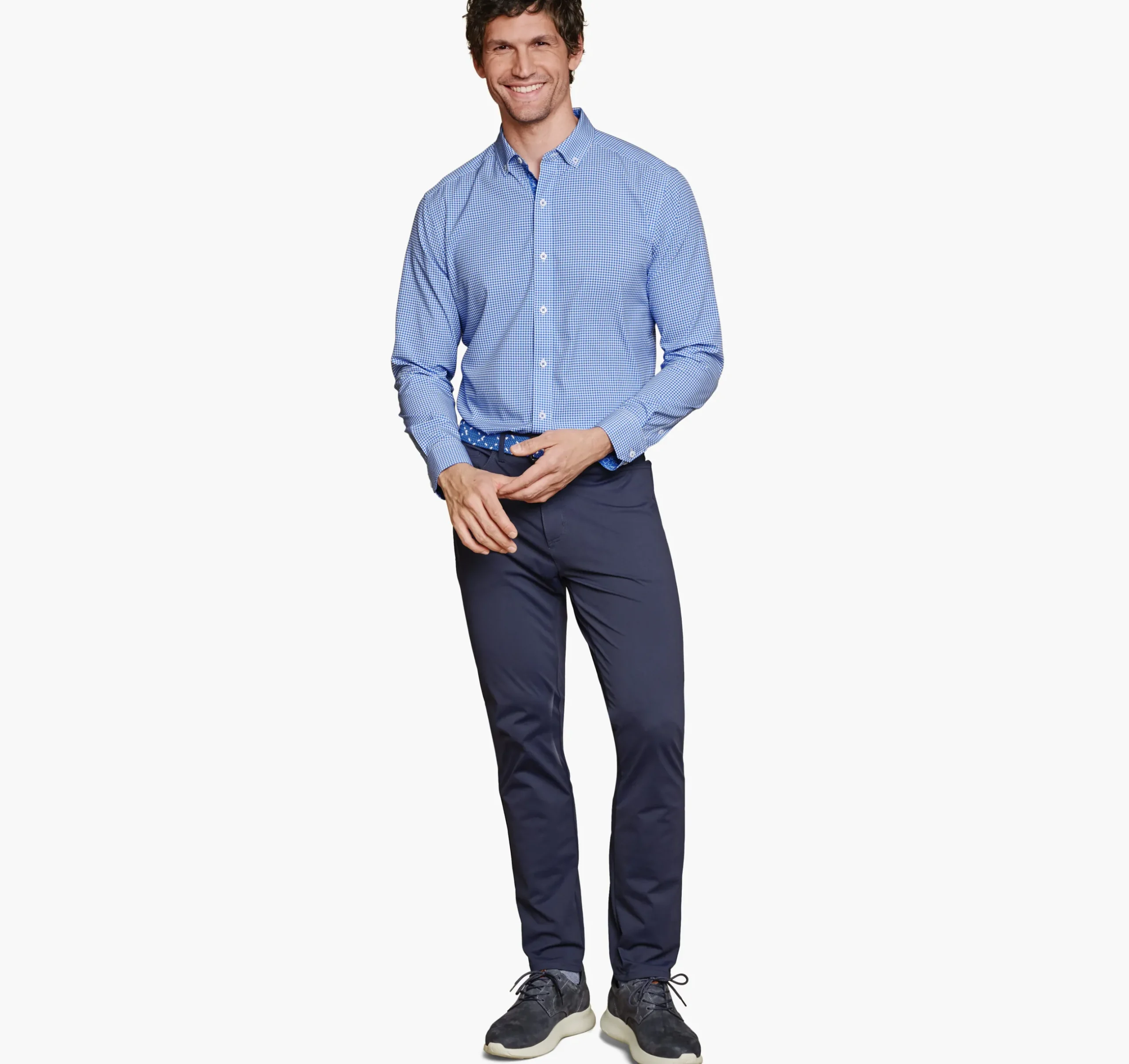 Game Day XC4® Long-Sleeve Gingham Shirt
