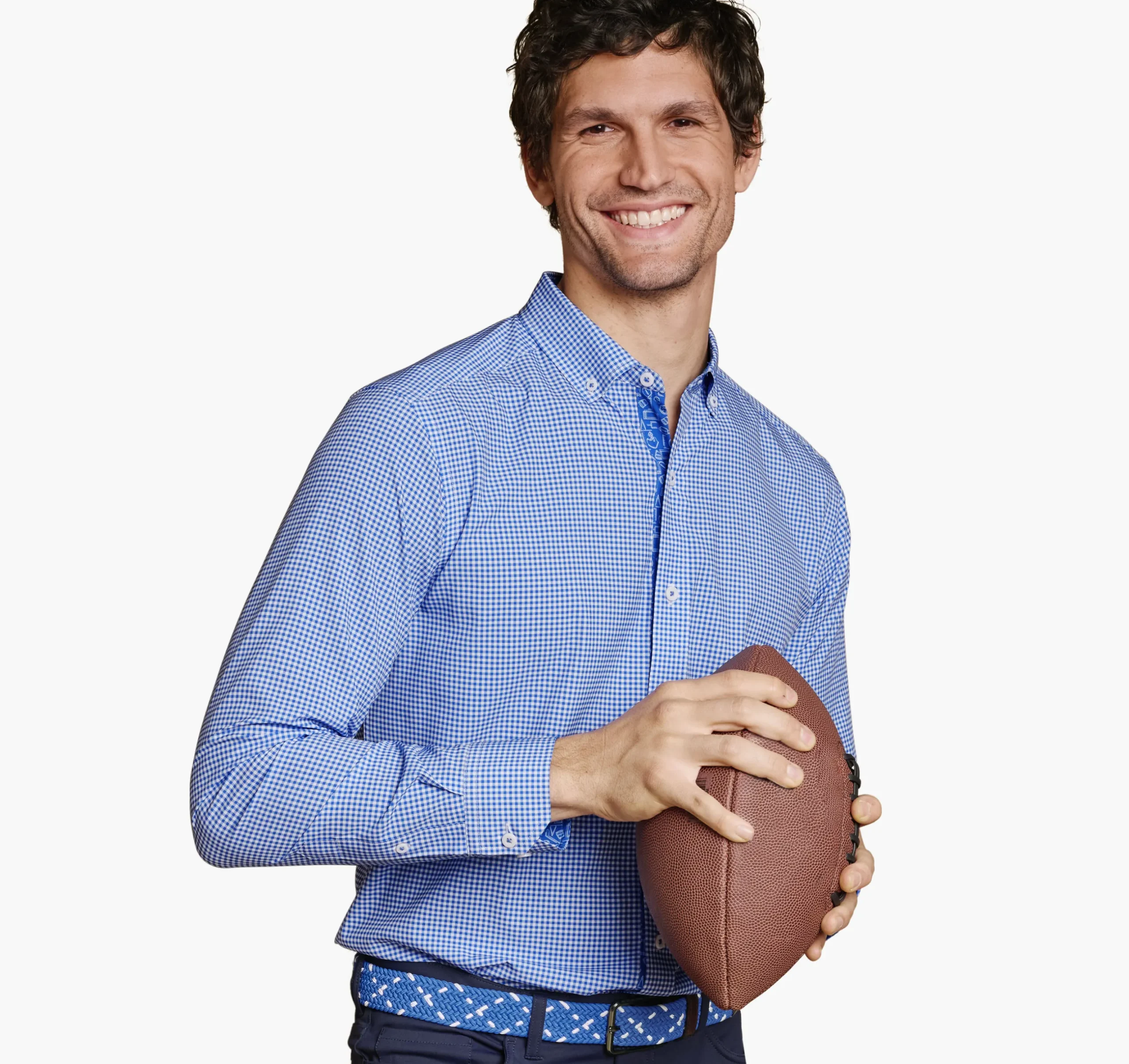 Game Day XC4® Long-Sleeve Gingham Shirt