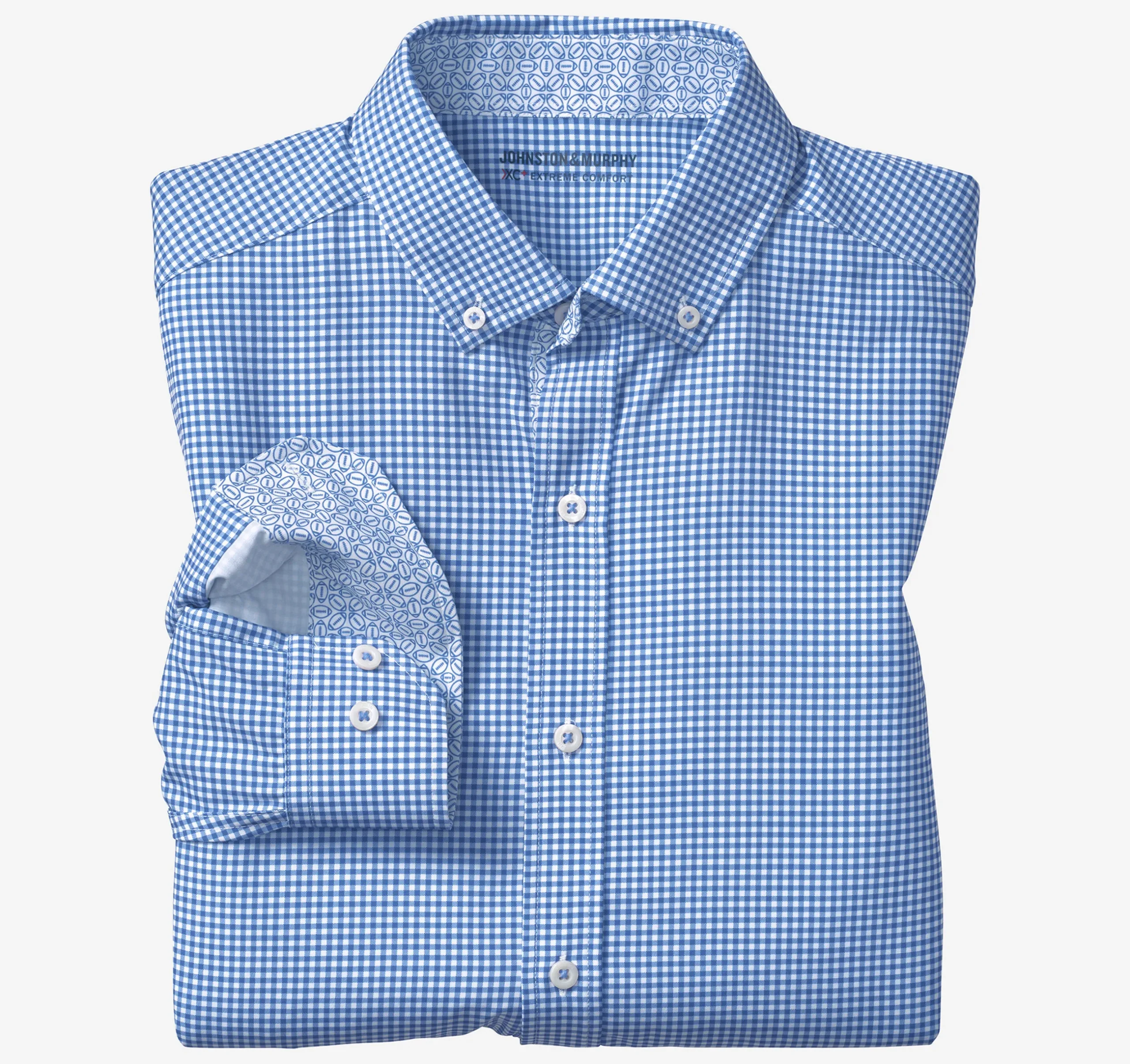 Game Day XC4® Long-Sleeve Gingham Shirt