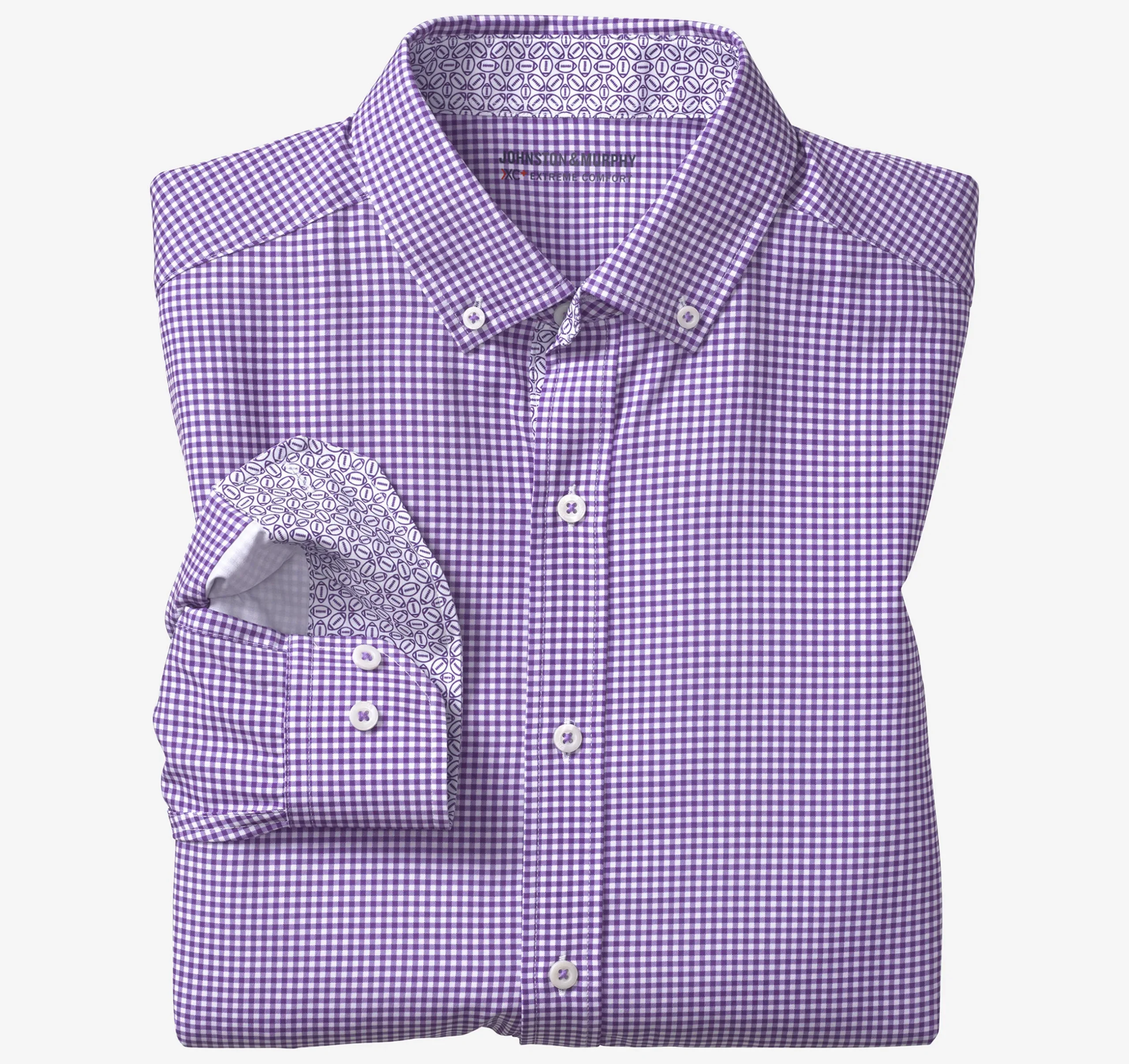 Game Day XC4® Long-Sleeve Gingham Shirt