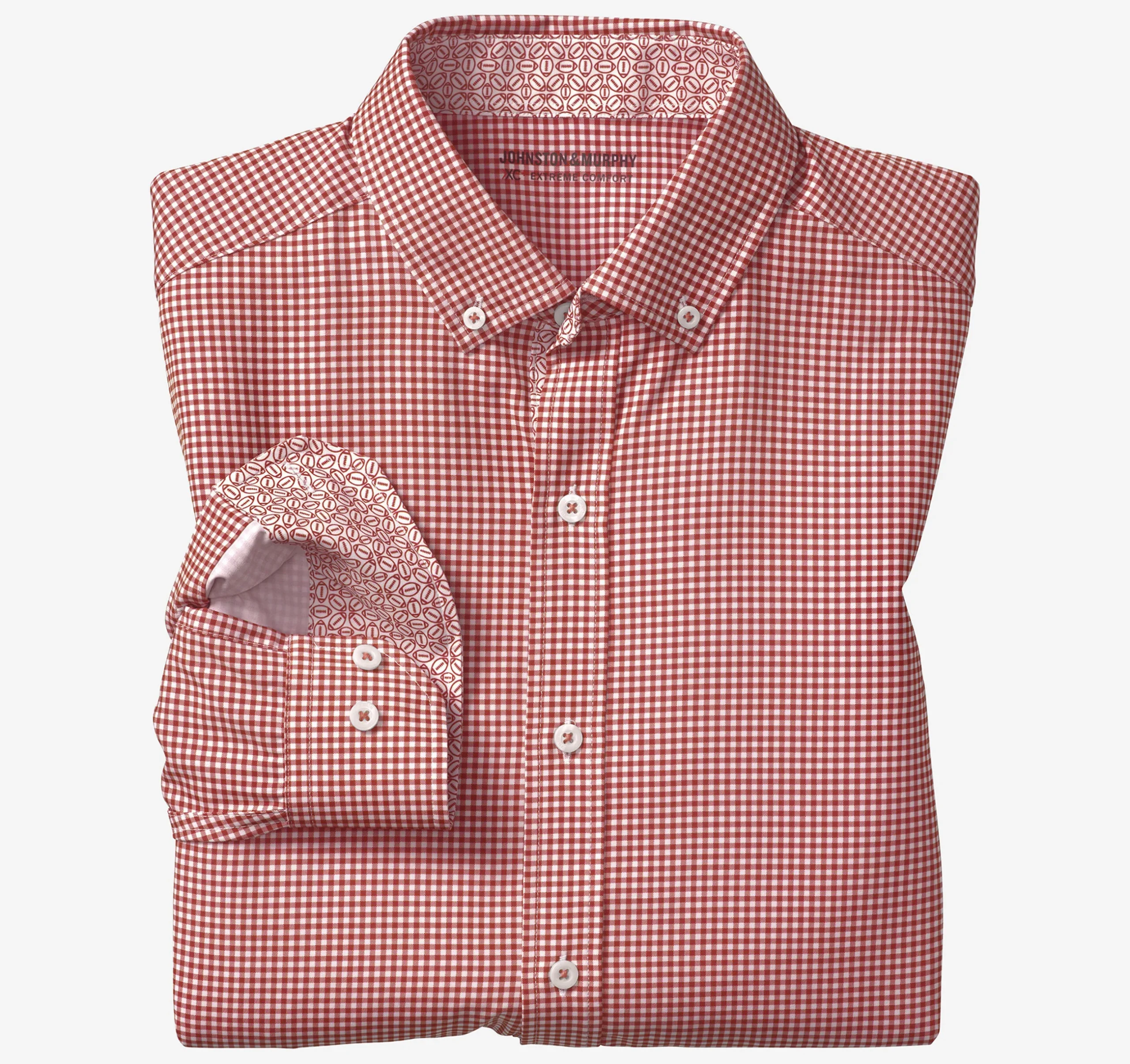 Game Day XC4® Long-Sleeve Gingham Shirt