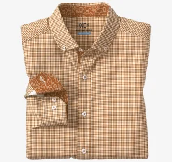 Game Day XC4® Long-Sleeve Gingham Shirt