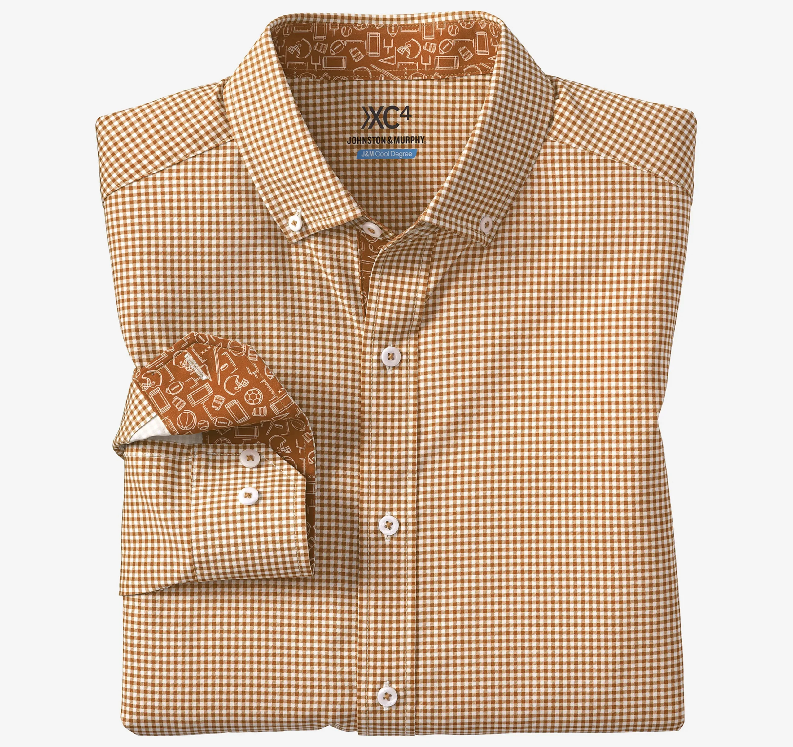 Game Day XC4® Long-Sleeve Gingham Shirt