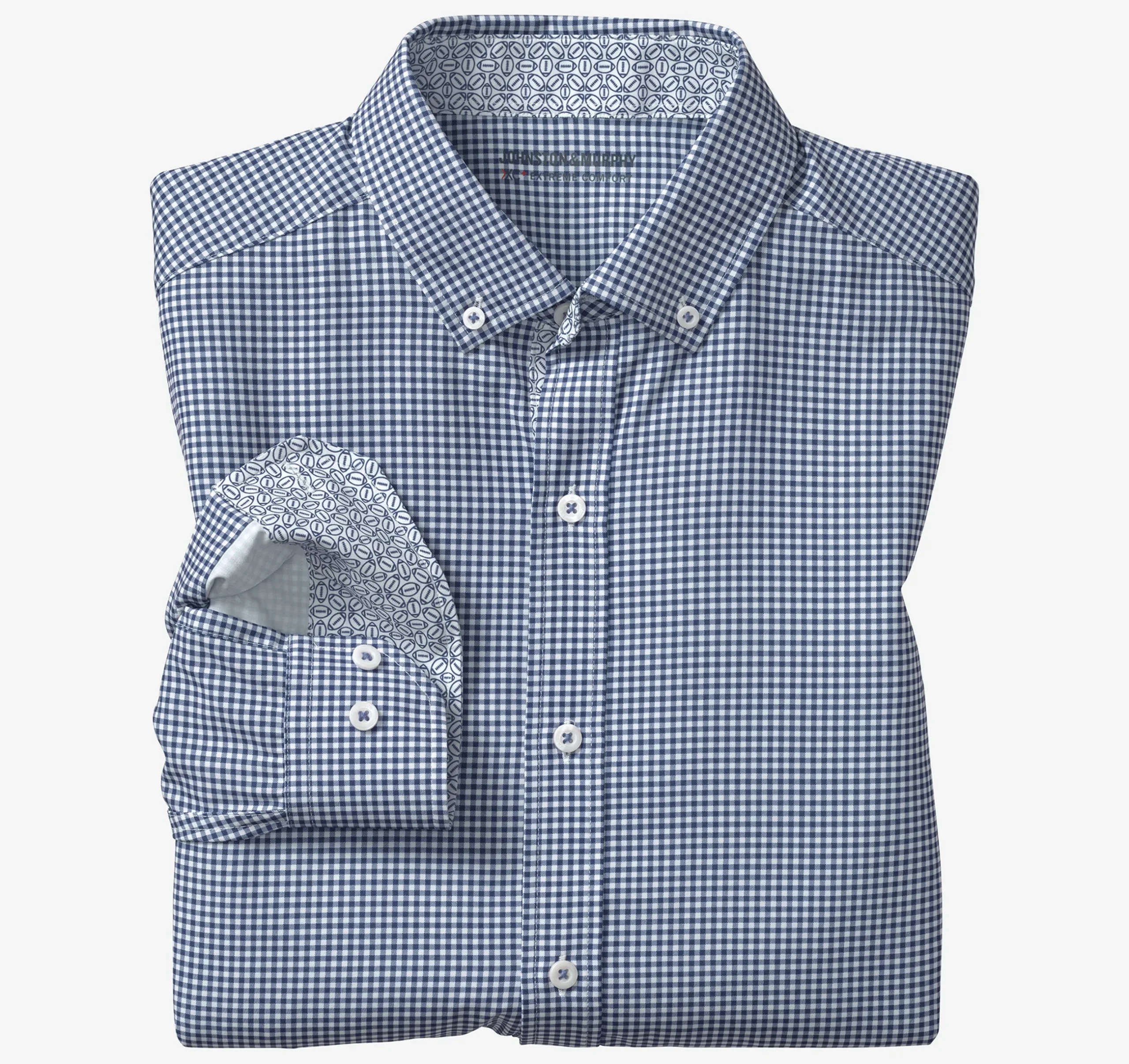 Game Day XC4® Long-Sleeve Gingham Shirt