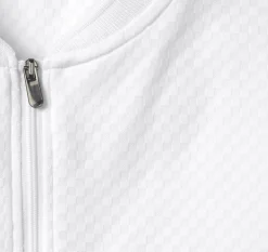 Gavin Zip Jacquard Polo