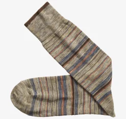 Heather Stripe Socks