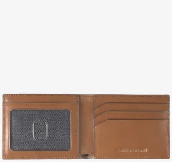 Hudson Diagonal-Etched Billfold Wallet