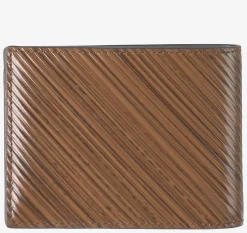 Hudson Diagonal-Etched Billfold Wallet