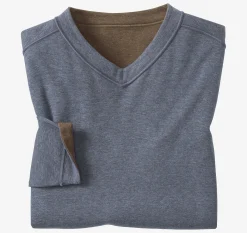 Icon Reversible V-Neck Pullover