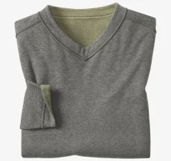 Icon Reversible V-Neck Pullover