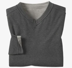 Icon Reversible V-Neck Pullover