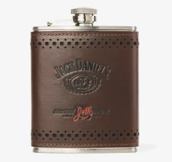 Jack Daniel’s x J&M 175th Leather-Wrapped Flask
