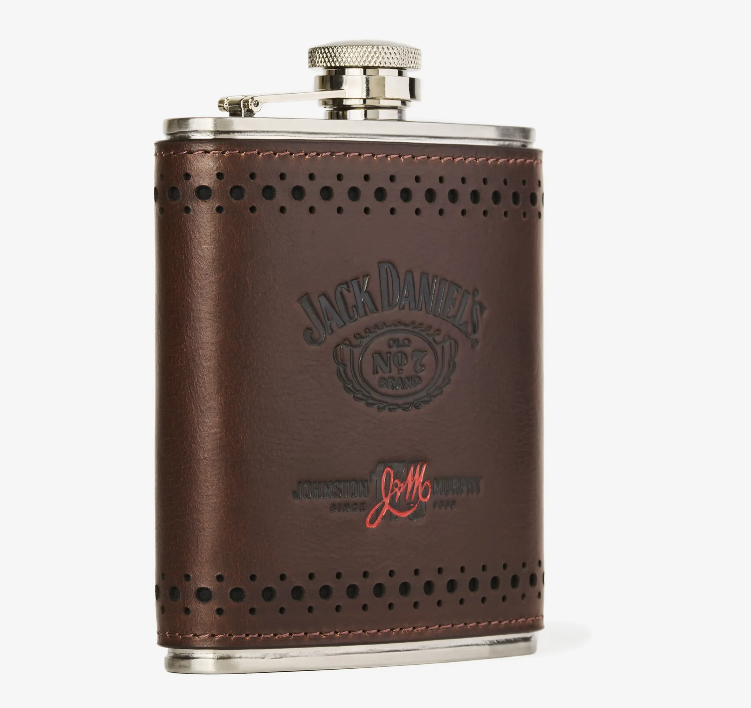 Jack Daniel’s x J&M 175th Leather-Wrapped Flask