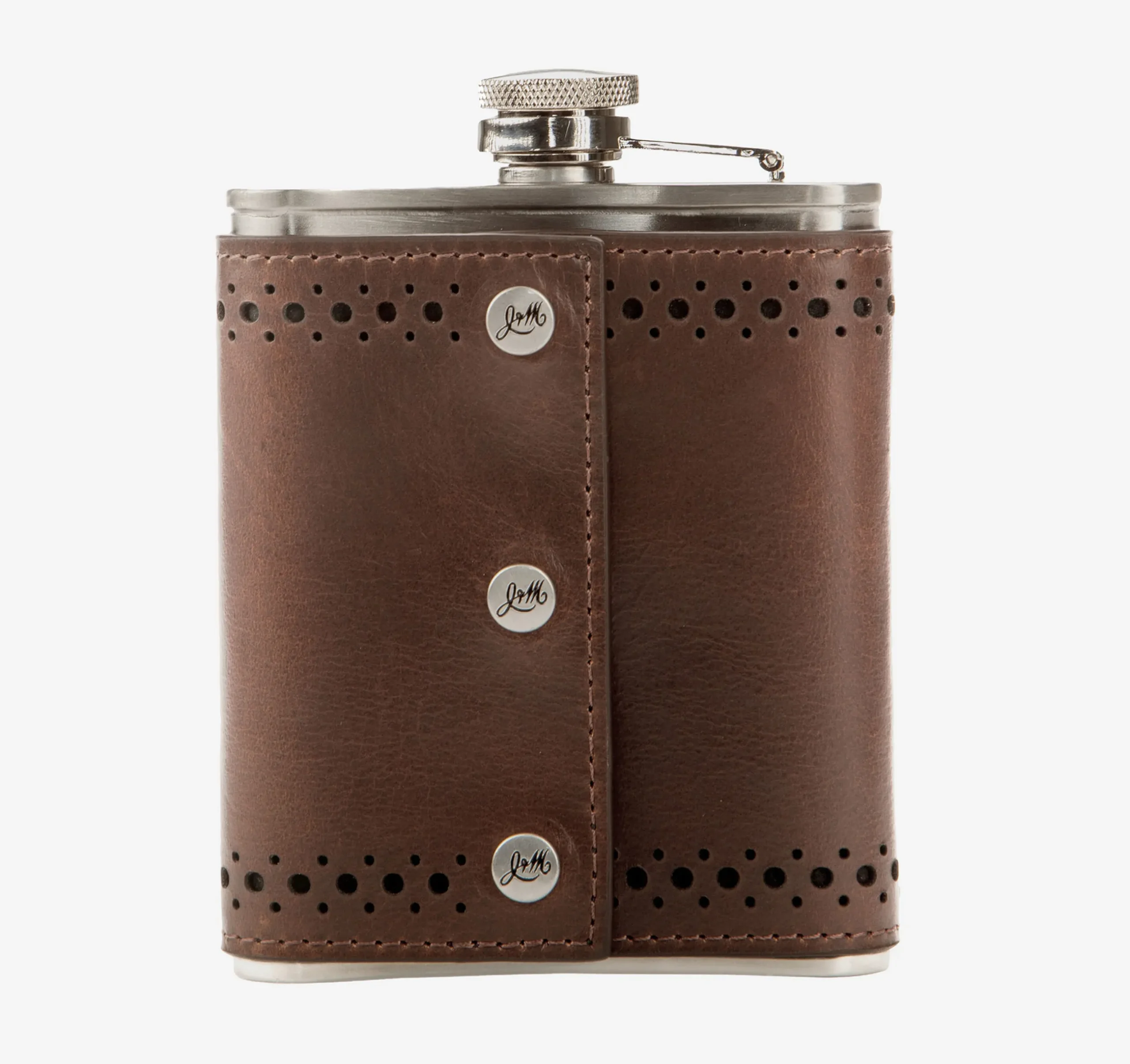 Jack Daniel’s x J&M 175th Leather-Wrapped Flask