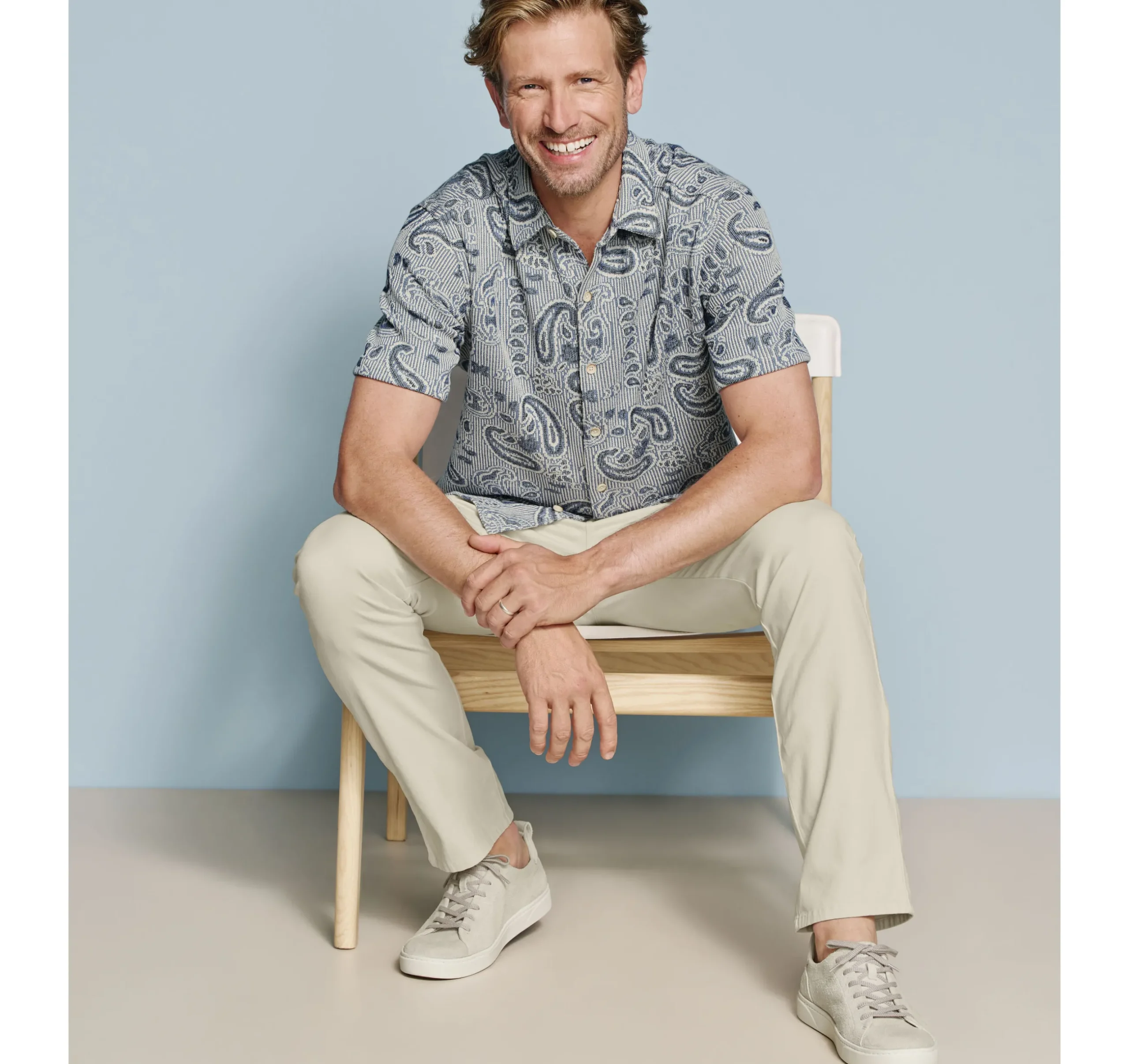 Linden Textured Short-Sleeve Shirt