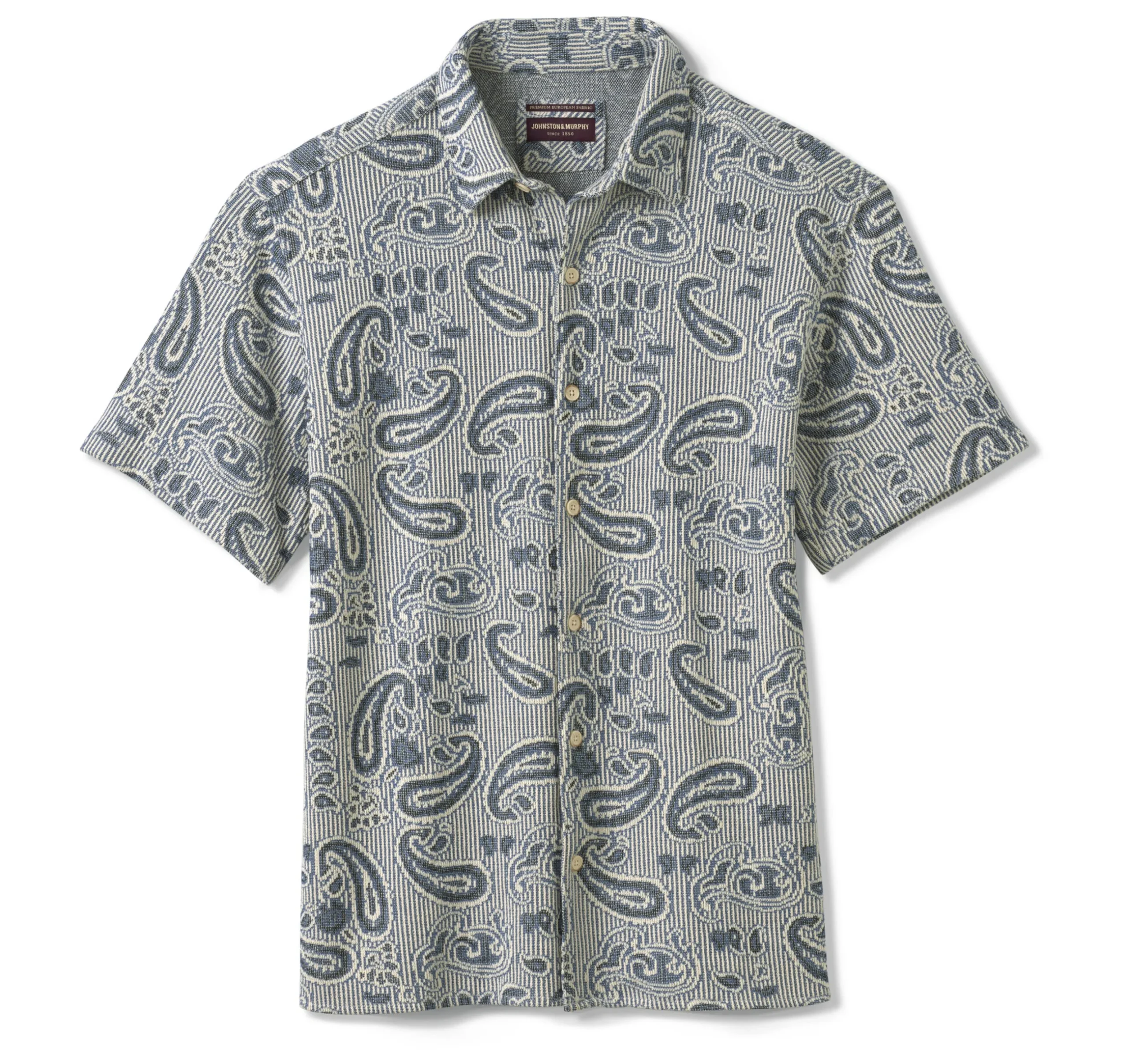 Linden Textured Short-Sleeve Shirt