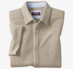 Linden Textured Short-Sleeve Shirt